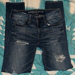American Eagle super stretch ladies jeans size 2 regular